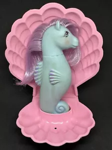 My Little Pony SEAWINKLE Seapony 1983 Blue w Clamshell Hasbro G1 MLP Sea Bath - Picture 1 of 13