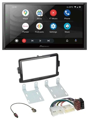 Pioneer USB 2DIN DAB MP3 Bluetooth Autoradio für Dacia Sandero Renault Traffic O - Bild 1 von 4