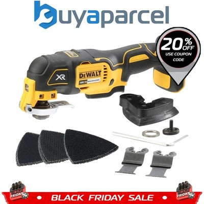 Dewalt DCS355N 18v XR Brushless Oscillating Multi Tool Bare Includes Accessories - Image 1 of 4