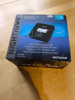NETGEAR Nighthawk MR5200 M5 5G mobiler Hotspot WLAN Router bis 32 Geräte WIFI 6 - Bild 1 von 4
