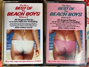 Best Of The Beach Boys Vol 1 & 2 Cassette Tape 1983 72 Tracks! Capital Records - Picture 1 of 2