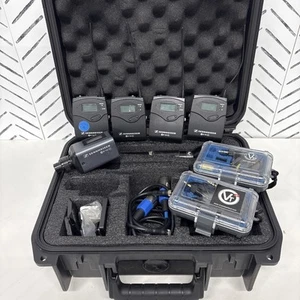 Sennheiser EK 100 Diversity Receiver Set Of 4 + ew100 G3 Wireless Mic System - Picture 1 of 9