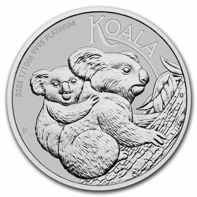 2023 Australia 1/10 oz Platinum Koala BU - Image 1 of 3