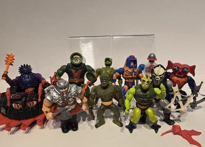 Vintage MOTU He-Man Masters Of The Universe Lot Complete Figures & Rotarr - Image 1 of 4