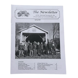 The Newsletter National Society for Preservation of Covered Bridges Spring 2020 - Imagen 1 de 2