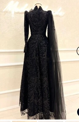 un nuevo vestido negro brillante talla EU 44 (US 12) Foto 1 de 4