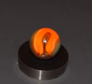 Vintage 🔶Amber Multi-Color🔶JABO Classic Run Toy Marble Size .625"=5/8" MINT⭐ - Picture 1 of 7