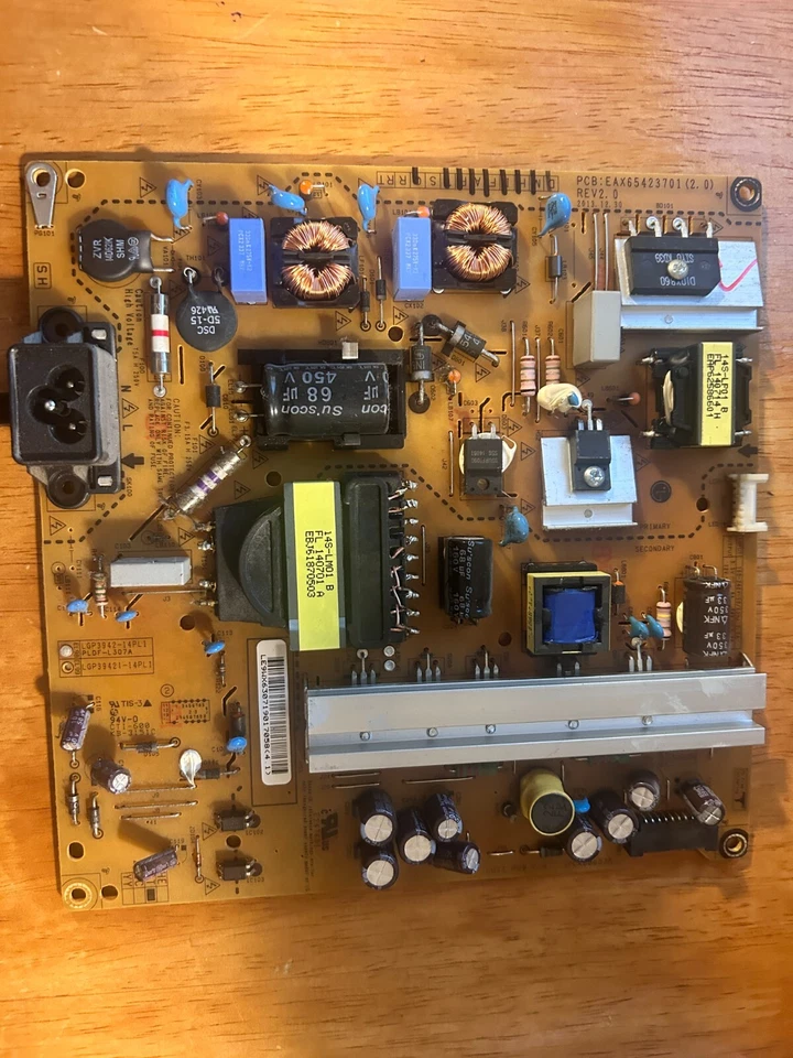 PSU POWER SUPPLY BOARD EAX65423701(2.0) FOR 42" LG 42LB585V 42LB5500 TV'S - Image 1 of 1