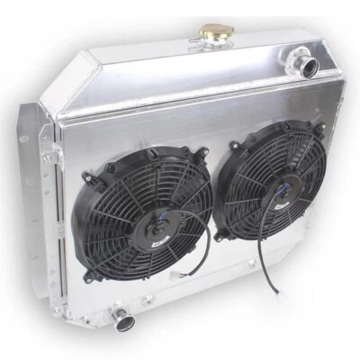 4 Row Aluminum Radiator for 1966-1979 Ford Truck F100 F150 F250 F350 Bronco V8 Foto 1 de 4