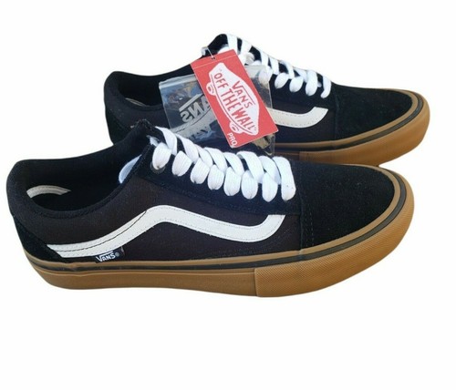 Scarpe da skate basse Vans Pro Ultra Cush tela pelle scamosciata nera taglia 7 5