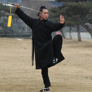 Winter Wudang Taoist Robe Kung Fu Tai Chi Suit Martial Arts Wu Shu Uniform Gown - Picture 1 of 13
