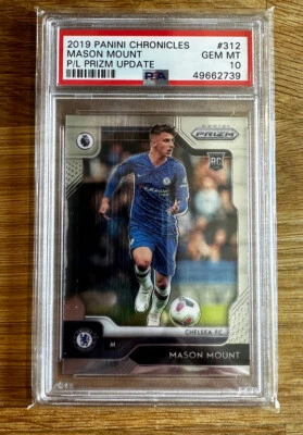 2019-20 Panini Chronicles - Premier League Prizm Update #312 Mason Mount PSA 10 - Image 1 of 2