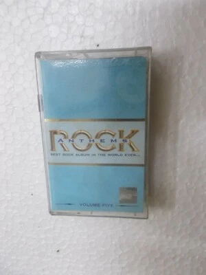 ROCK ANTHEMS METALLICA KISS GUNS N ROSES 5 RARE orig CASSETTE TAPE INDIA  2001 - Image 1 of 4
