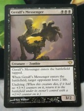 Geralf's Messenger MTG Dark Ascension Rare Creature Slightly Played x1 OC2