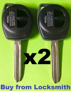 2 x Suzuki Grand Vitara Liana Swift 2 Button Key Remote Case Blank toy43 - Picture 1 of 3