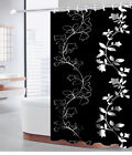 Waterproof Polyester Bathroom Shower Shower Curtain Printed Fabric With 12 Hook