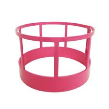 1/16 Little Buster Toys Pink Metal Round Bale Hay Feeder 500214
