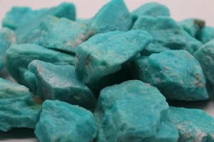 Amazonite Pietre Grezze Waterstones ca.50mm Decorazione Dure Curative Giardino - Imagen 1 de 8