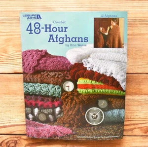Leisure Arts Crochet 48-Hour Afghans - 12 Afghans - By Rita Weiss - #3694 - Picture 1 of 8