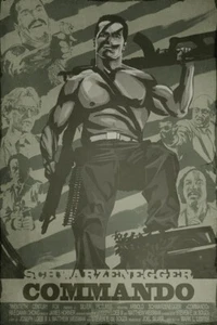 WonderCon 2019 Commando Movie Poster Variant Giclee Art Print 16x24 NEW - Picture 1 of 1