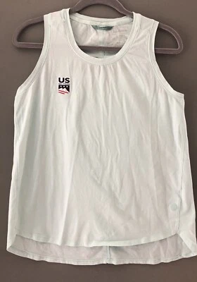 Camiseta sin mangas LL BEAN para mujer S US SKI TEAM colaboración verde pálido  Foto 1 de 4