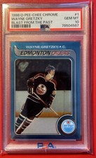 1998 O-PEE-CHEE Wayne Gretzky Blast From The Past PSA 10 Chrome Rc 