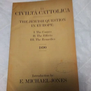 La Civilta Cattolica -- The Jewish Question in Europe, PB reprint - Picture 1 of 5