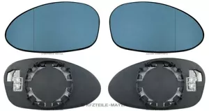 Vetro Specchietto BMW 1er E81 E87 3er E90 E91 SX+ Dx Set Vetro Specchio - Bild 1 von 9