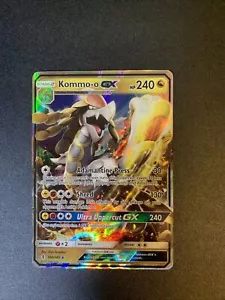 Pokémon TCG Kommo-o GX Sun & Moon: Guardians Rising 100/145 Holo Ultra Rare - Picture 1 of 2