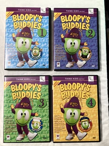 Bloopy's Buddies AWARD-WINNING TV show 4 DVDS PBS Kids Educational OUT OF PRINT - Picture 1 of 4