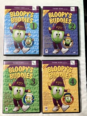 Bloopy's Buddies AWARD-WINNING TV show 4 DVDS PBS Kids Educational OUT OF PRINT - Image 1 of 4