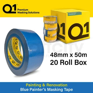 Q1 Blue Painter's Masking Tape Bundle - (48mm x 50m) 20 Roll Box - Picture 1 of 1