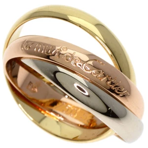 CARTIER Ring Trinity #52 K18 Yellow Gold K18 White Gold - Picture 1 of 6
