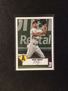 2021 Topps 1952 Topps Redux #T52-27 Mike Trout Los Angeles Angels #T52-27