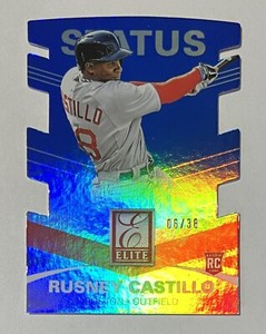 Rusney Castillo 2015 Panini Elite RC Rookie STATUS Die Cut Card #2 - 06/38