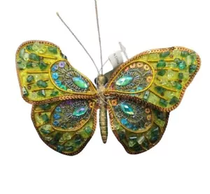 Schmetterling Clip bunt Y2K Perlen Pailletten Ornament-Haarspange 6" Regency Intnl. - Bild 1 von 10