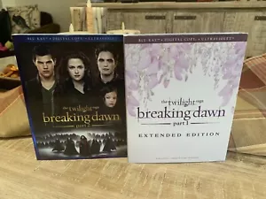 The Twilight Saga Breaking Dawn (Part One & Two Blu-Ray - No Digital Copies) - Picture 1 of 2