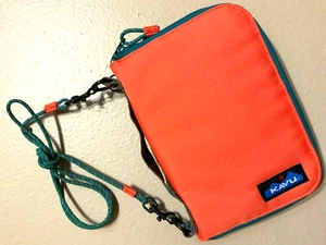 Cartera de viaje KAVU Jet City ~ Orange Pop 🍊🍃🍊🍃🍊 - Imagen 1 de 7