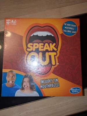 HASBRO GAMING SPEAK OUT  - Includes 10 Mouthpieces - New Factory Sealed - Image 1 of 2