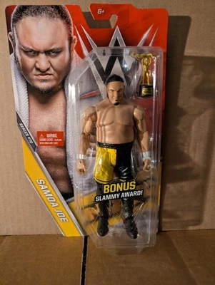 WWE Mattel Basic Series 70 Samoa Joe Bonus Slammy Award NXT Wrestling ROH AEW Foto 1 de 4