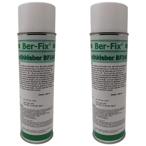 37,90 euros por 1 litro 2 x pegamento en aerosol Ber-Fix BF140 500 ml alfombra techo - Imagen 1 de 2