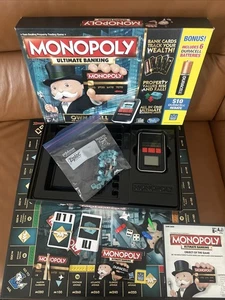 Monopoly Ultimate Banking UNIDAD COMPLETA FUNCIONA Hasbro 2016 Electrónico En Caja Usado en Excelente Condición - Imagen 1 de 8