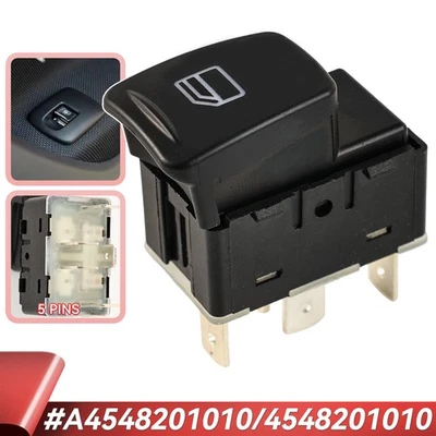 Interruttore alzacristalli elettrico per Smart 454 Forfour 2004-2006 #A4548201010 - Immagine 1 di 4