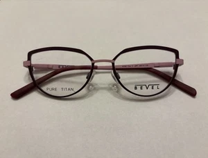 New Bevel 8753 Tine V LEPP Pure Titan made in Japan Eyeglasses 49-16 - Picture 1 of 4