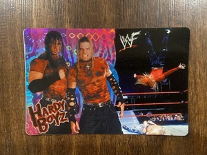 HARDY BOYS 2000 WWF/WWE Wrestling BIG Sticker 4x3 SHINY with moving background - Bild 1 von 2