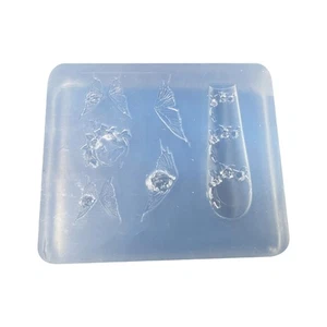 Creative Silicone Nail Art Template Mold Butterfly Flower 3D Design For Home Use - Picture 1 of 8
