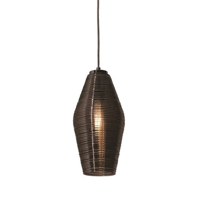 AFX MLAP13 Smoke Mila Single Light 6"W Mini Pendant - Image 1 of 4