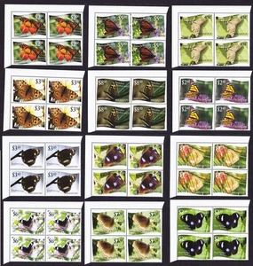 Niuafo'Ou Butterflies 12v Corner Blocks of 4 2012 MNH SG#352-363 - Picture 1 of 1