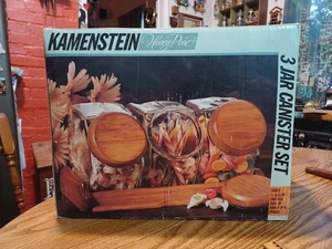 Kamenstein Barattolo Esagonale Vetro Mercante Barattoli Biscotti Caramelle Farmacia NOS - Foto 1 di 7
