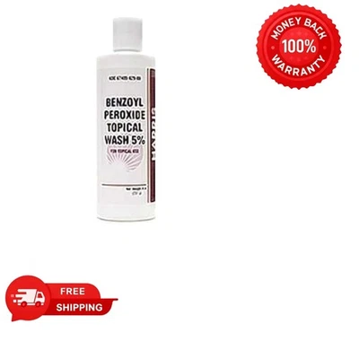 Lavagem suave e poderosa de peróxido de benzoíla 5% - 8 oz para controle diário da acne - Imagem 1 de 2